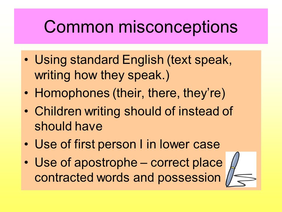 write and speak english correctly punctuated